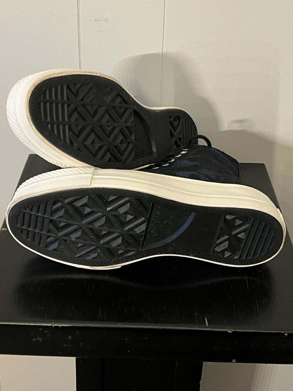 Converse Womans Ctas Lift Hi Uncharted Waters A08000c Size 8 - Picture 5 of 6